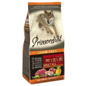PRIMORDIAL GRAIN FREE PIENSO PARA PERROS ADULTOS BÚFALO Y CABALLA