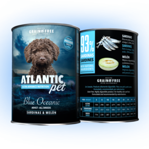 ATLANTIC PET LATA PERRO BLUE OCEANIC SARDINA Y MELON