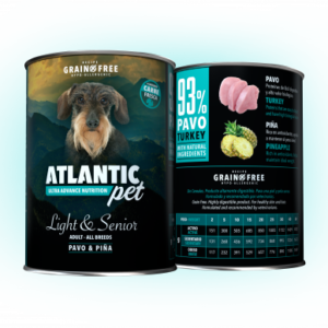 ATLANTIC PET LIGT&SENIOR PAVO Y PIÑA