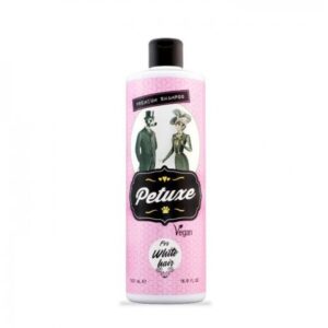 CHAMPÚ PETUXE PELO BLANCO PARA PERROS Y GATOS