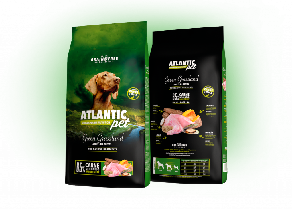 PIENSO PARA PERROS DE CONEJO GREEN GRASSLAND ALL BREEDS 2KG