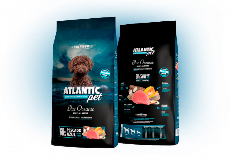 Saco de pienso sin cereales Atlantic Pet Blue Oceanic