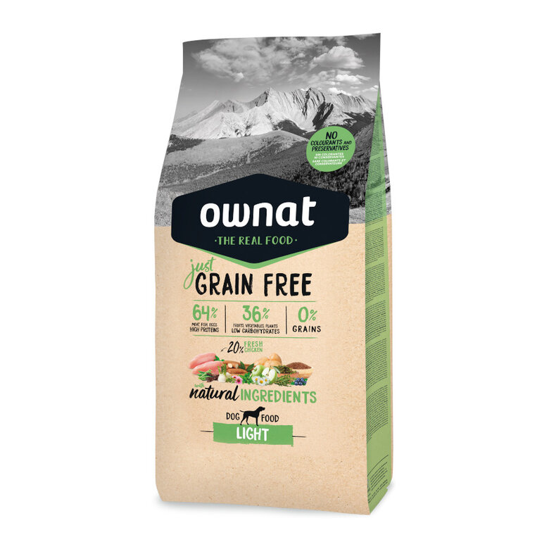 OWNAT JUST GRAIN FREE LIGHT PERRO ADULTO